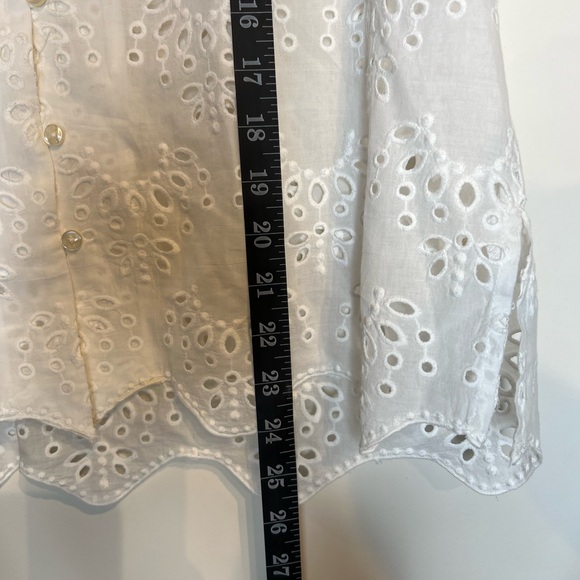 Anthropologie Trovata Birds Of Paradis Eyelet Embroidered Blouse - Picture 7 of 8